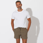 Short toile ceinture �lastiqu�e - blancheporte