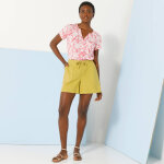 Short uni, coton - lin - blancheporte Short uni, coton - lin - blancheporte