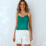 Short ville boutonn� effet  pont  - blancheporte