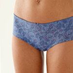 Shorty coton stretch imprim  paon  - lot de 4 - blancheporte