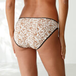 Slip coton forme mini imprim  peau de bte  - lot de 4 - blancheporte