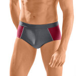 Slip ferm bicolore, taille haute - lot de 4 - blancheporte