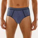 Slip ferm coutures contrastes, taille haute - lot de 4 - blancheporte