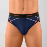 Slip ferm� �lastiqu� surpiqu� taille confort - lot de 6 - blancheporte