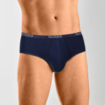 Slip ferm� forme midi - lot de 3 - 79 / 84 - bleu - sloggi