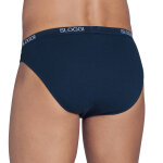 Slip ferm forme mini - lot de 3 - 79 / 84 - bleu - sloggi