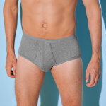 Slip ouvert taille haute - lot de 2 - 85 / 92 - gris - eminence