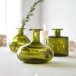 Soliflore en verre - lot de 3 - blancheporte