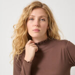 Sous - pull  col montant frisott, uni - blancheporte