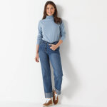 Sous - pull col roulé coton stretch uni - blancheporte Sous - pull col roulé coton stretch uni - blancheporte