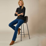 Sous - pull col roul coton stretch uni - blancheporte