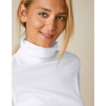 Sous - pull col roulé coton stretch uni - blancheporte Sous - pull col roulé coton stretch uni - blancheporte