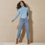 Sous - pull uni col roulé stretch - colors&co Sous - pull uni col roulé stretch - colors&co