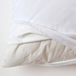 Sous - taie prot�ge - oreiller micropolaire imperm�able - blancheporte