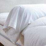 Sous - taie de traversin molleton absorbant - lot de 2 - blancheporte