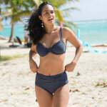 Soutien - gorge de bain drap uni solaro, avec armatures - blancheporte