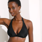 Soutien - gorge de bain forme triangle uni solaro - sans armatures - blancheporte