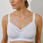 Soutien - gorge coton stretch avec bonnets mouls - sans armatures - blancheporte
