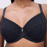 Soutien - gorge en dentelle  easy support  de chantelle, avec armatures. - 120e - noir - chantelle