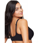 Soutien - gorge dentelle grand maintien  wonderwire  - avec armatures. - 95c - noir - glamorise