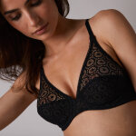 Soutien - gorge f�te - avec armatures - 95f - noir - chantelle