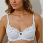 Soutien - gorge forme balconnet en dentelle recycle  flower elegance  - avec armatures. - playtex