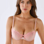 Soutien - gorge forme corbeille dentelle bicolore  comfort glam  - avec armatures - triumph