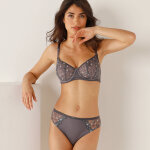 Soutien - gorge forme corbeille en tulle brod� oliena - avec armatures - confidence lingerie