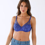 Soutien - gorge forme embo�tante dentelle et tulle salom� avec armatures - sans complexe