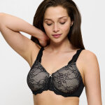 Soutien - gorge forme minimiseur dentelle bicolore  contouring sensation  - avec armatures - 95g - ...