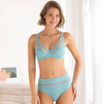 Soutien - gorge forme minimiseur en microfibre et tulle plumetis paia avec armatures - confidence lingerie ...