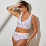 Soutien - gorge grand maintien coton imprim� fleuri  capella  - sans armatures - confidence lingerie