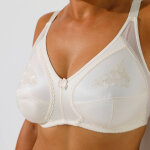 Soutien - gorge grand maintien maille brodée - sans armatures - blancheporte Soutien - gorge grand maintien maille brodée - sans armatures - blancheporte