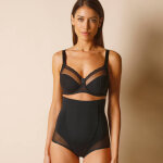 Soutien - gorge grand maintien en maille sculptante - avec armatures - blancheporte