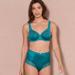 Soutien - gorge maille satine et dentelle salford avec armatures - lot de 2 - 120 - turquoise / vert ...