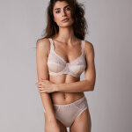 Soutien - gorge maille satine et dentelle salford avec armatures - lot de 2 - 85a - rouge - confidence ...