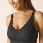 Soutien - gorge moul invisible microfibre et dentelle - sans armatures - blancheporte