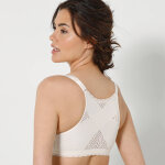 Soutien - gorge ouvert devant ideal posture - sans armatures - 90b - cru - playtex