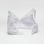 Soutien - gorge post - opratoire coton stretch forme foulard - sans armatures. - blancheporte