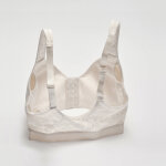Soutien - gorge post - opratoire ouvert devant en dentelle - sans armatures - blancheporte