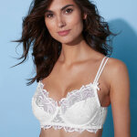 Soutien - gorge tulle tattoo tulle brod avec armatures - lot de 2 - 100c - blanc / noir - confidence ...