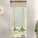 Store broderies motifs coeurs finition passe - tringle - blancheporte