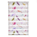 Store jour / nuit motif plumes - blancheporte