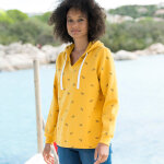 Sweat imprim avec capuche en molleton - blancheporte