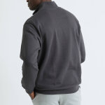 Sweat molleton col camionneur zipp� - blancheporte