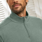 Sweat molleton col camionneur zipp - blancheporte