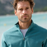 Sweat molleton col camionneur zipp - blancheporte