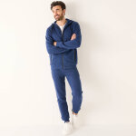 Sweat zippé À capuche molleton gratté détails contrastés - blancheporte Sweat zippé À capuche molleton gratté détails contrastés - blancheporte