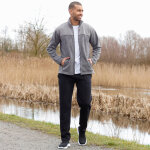 Sweat zippé col montant maille doublée molleton - blancheporte Sweat zippé col montant maille doublée molleton - blancheporte