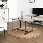 Table basse en bois et métal stockies - blancheporte Table basse en bois et métal stockies - blancheporte